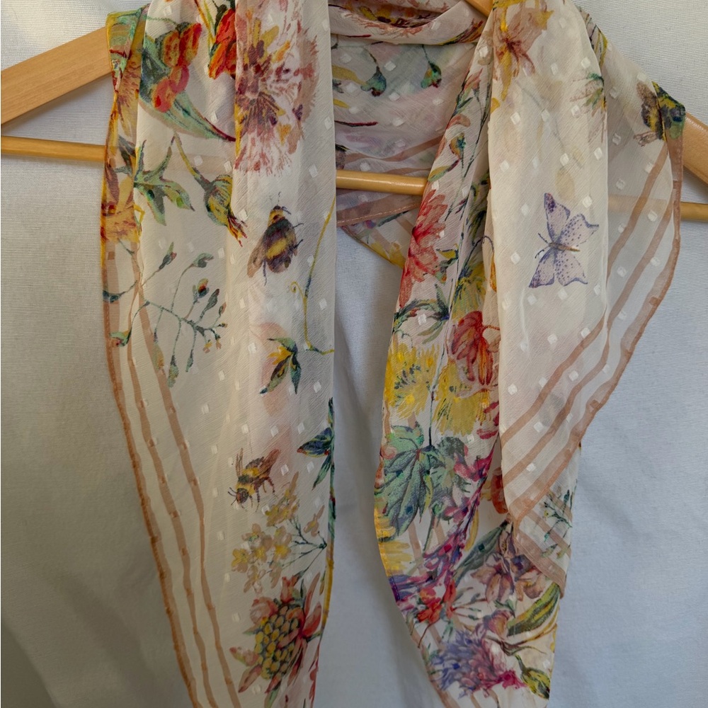 INC International Concepts Floral Sheer Scarf